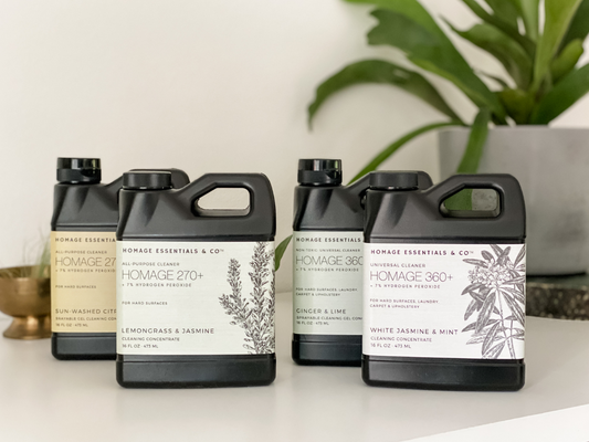 How much can you clean with a gallon of Homage Essentials? You'd be surprised! www.homageco.com