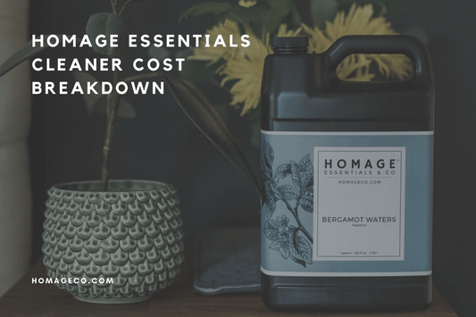 Cleaner Concentrate Cost Breakdown - Homage Essentials & Co