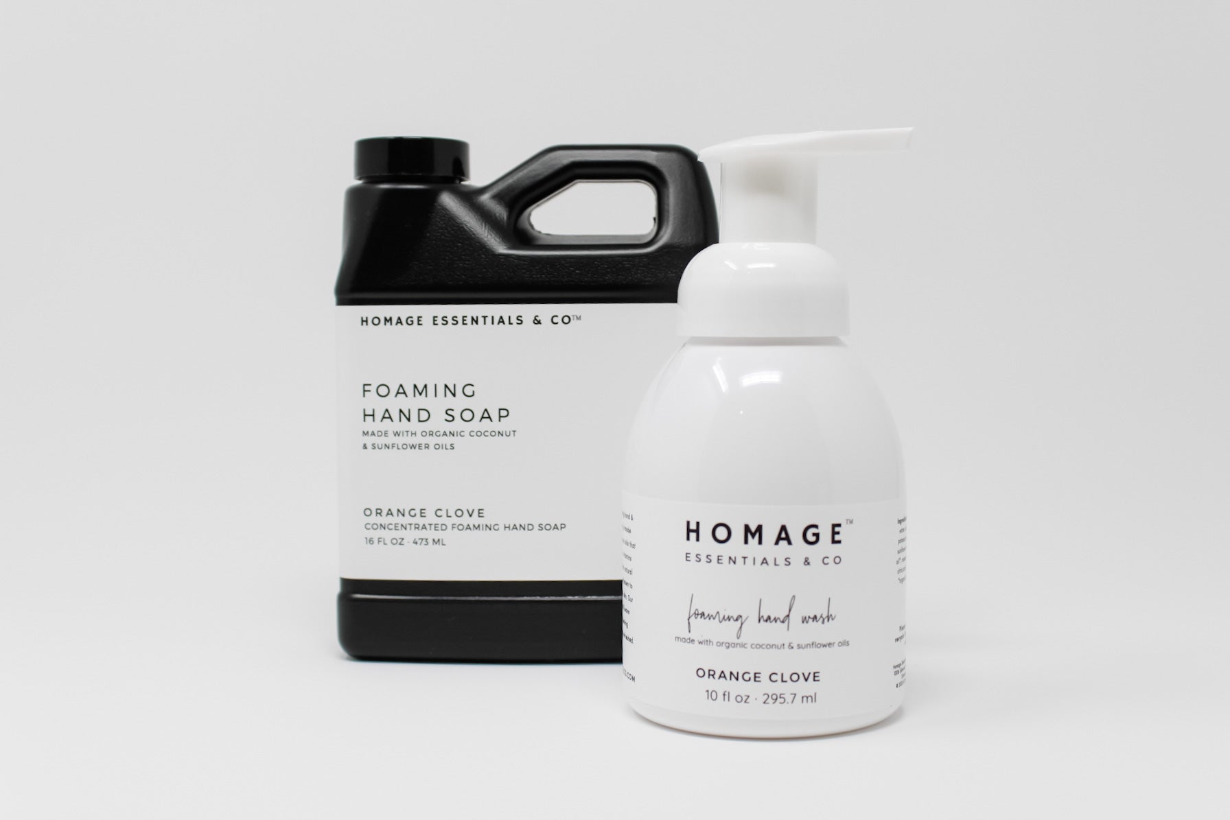 Foaming Hand & Body Wash - Various Scents & Sizes - Homage Essentials & Co