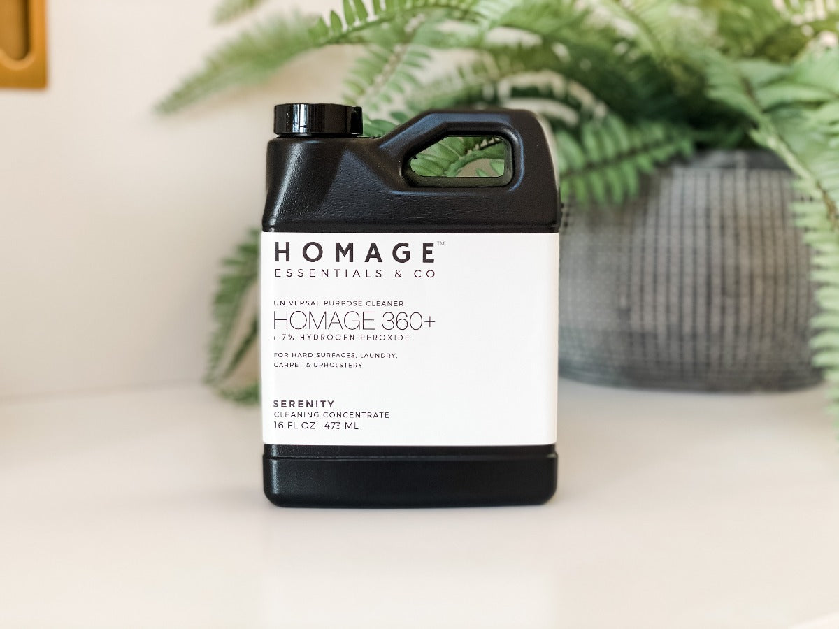 Homage 360+ 7% Hydrogen Peroxide Universal Cleaning Concentrate 16oz - 3 Pack