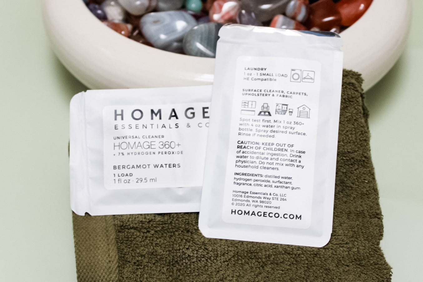 Homage 360+ Peroxide Cleaning Concentrate Samples (Set of 3) - Homage Essentials & Co