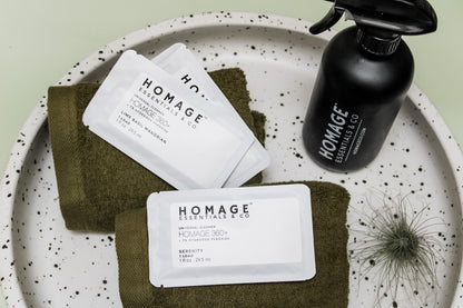 Homage 360+ Peroxide Cleaning Concentrate Samples (Set of 3) - Homage Essentials & Co